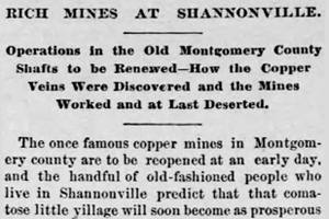 1882 History of Shannonville's Mines